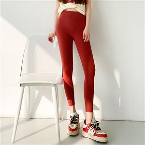 Red leggings