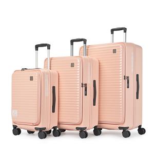 Open the front cover for business boarding with a large capacity suitcase