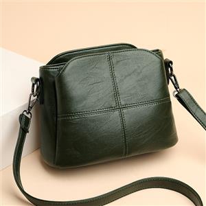 Soft leather fashionable bucket small bag