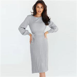 Mid length base sweater skirt